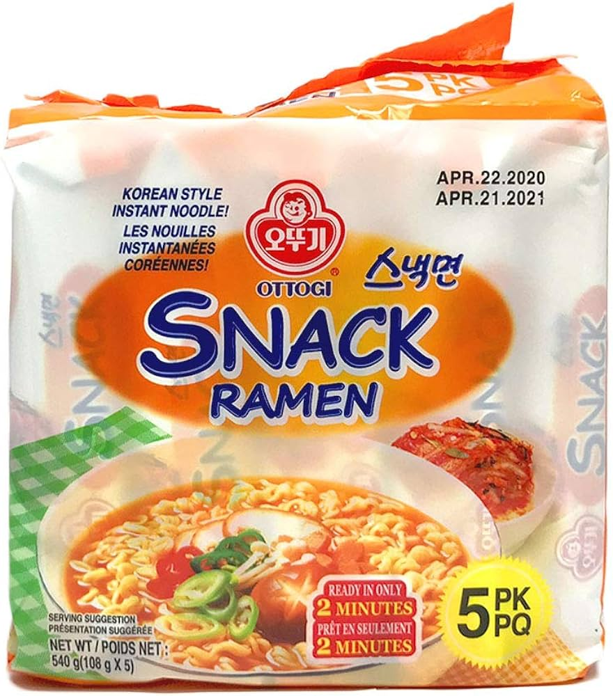 스낵면(Snack Ramen) 108gX5